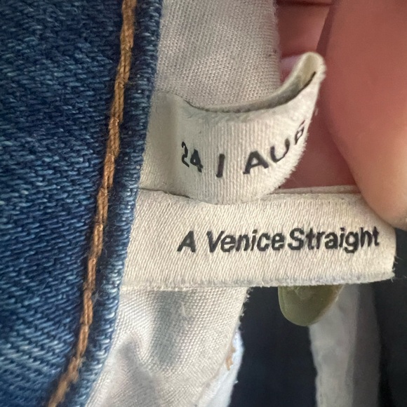 Abrand Jeans Venice Straight Jeans high waisted rigid denim 26 #7 - Picture 6 of 8